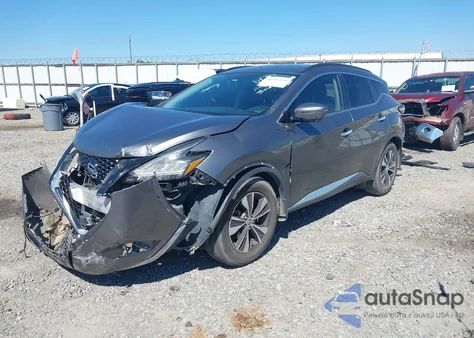 2019 Nissan Murano Sv z USA, uszkodzony, nr VIN 5N1AZ2MJ4KN120779